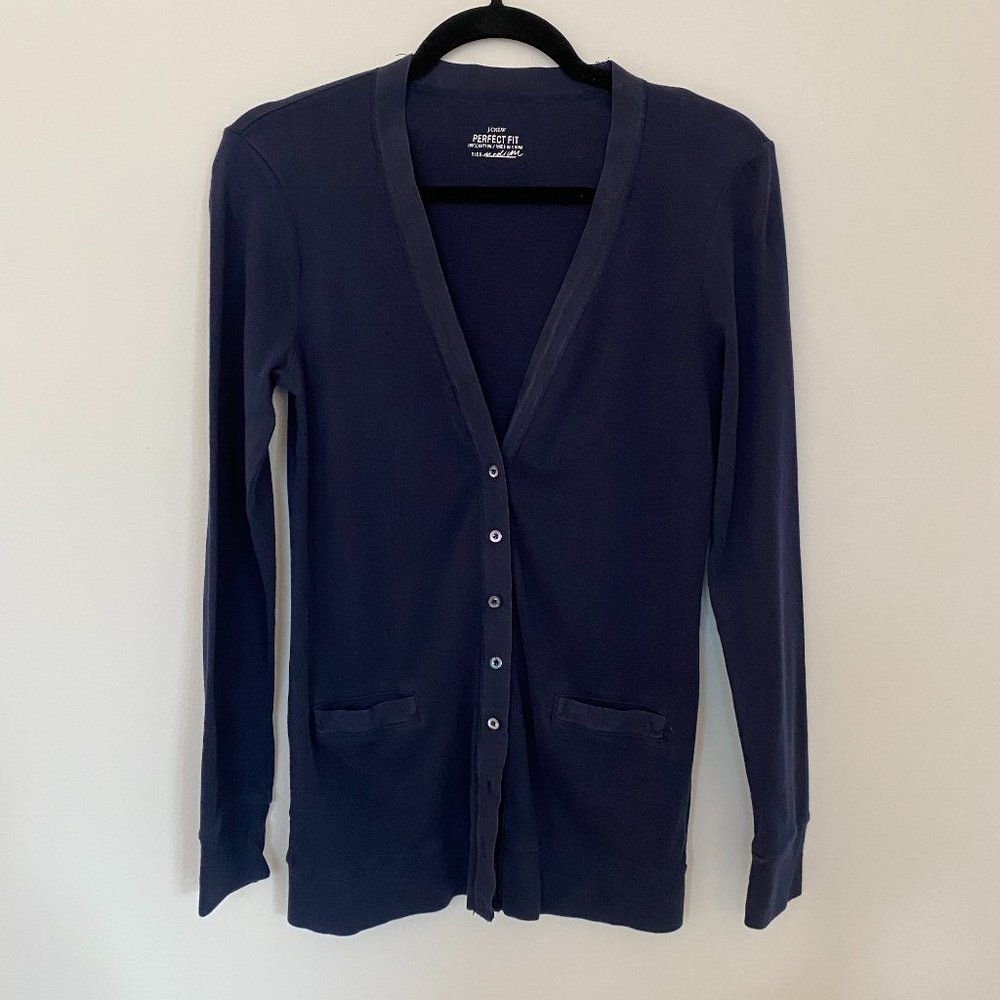 JCrew Perfect Fit Long Cotton “Sweater”